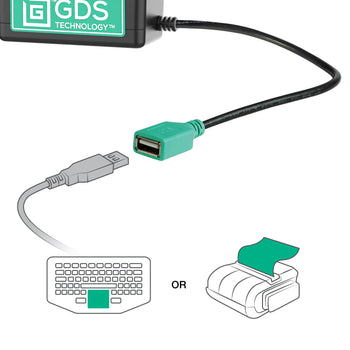 RAM-GDS-DOCKL-SAM88CDU:RAM-GDS-DOCKL-SAM88CDU_5:Locking GDS Tough-Dock<sup>™</sup> + Single USB-A for Samsung Tab A9+