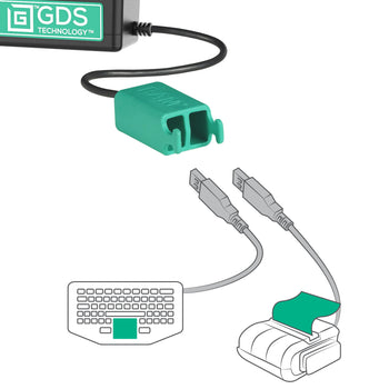 RAM-GDS-DOCK-SAM88CD2U:RAM-GDS-DOCK-SAM88CD2U_5:GDS Tough-Dock<sup>™</sup> + Dual USB-A for Samsung Tab A9+