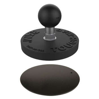 RAM-B-MAG66PU:RAM-B-MAG66PU_1:RAM Tough-Mag™ 66MM Diameter Ball Base with Steel Adhesive Plate