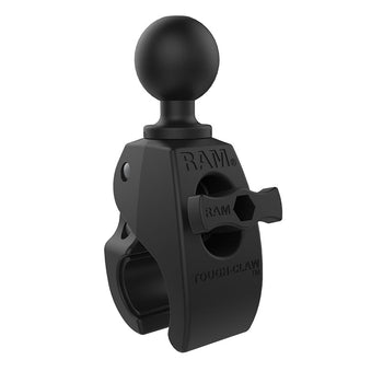 RAM-202-404U:RAM-202-404U_2:RAM Tough-Claw™ Medium Clamp Double Ball Mount with Round Plate