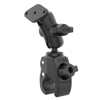 RAM-B-400-A-238U:RAM-B-400-A-238U_1:RAM Tough-Claw™ Small Clamp Mount with Diamond Plate - Short Arm