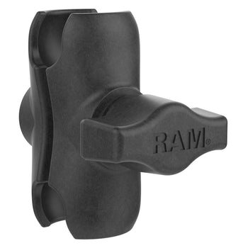 RAP-B-201U-A:RAP-B-201U-A_1:RAM Composite Double Socket Arm - B Size Short