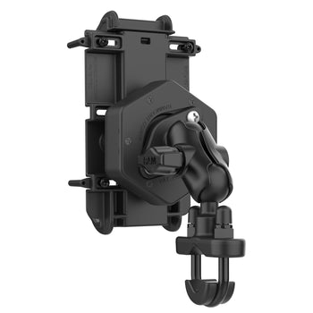 RAM-B-149Z-A-PD4-462:RAM-B-149Z-A-PD4-462_2:RAM Quick-Grip<sup>™</sup> XL Phone Mount with Vibe-Safe<sup>™</sup> & U-Bolt Base - Short