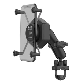 RAM-B-149Z-UN10-462:RAM-B-149Z-UN10-462_1:RAM X-Grip Large Phone Mount with Vibe-Safe™ & U-Bolt Base - Medium