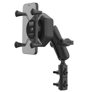 RAM-B-174-UN7-462:RAM-B-174-UN7-462_1:RAM X-Grip Phone Mount with Vibe-Safe<sup>™</sup> & Reservoir Base