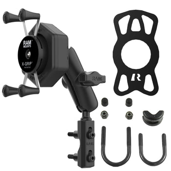 RAM-B-174-UN7-462:RAM-B-174-UN7-462_2:RAM X-Grip Phone Mount with Vibe-Safe<sup>™</sup> & Reservoir Base