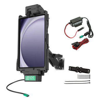 RAM-GDS-101B2-SAM88CP-V7CU:RAM-GDS-101B2-SAM88CP-V7CU_1:GDS Tough-Dock<sup>™</sup> Vehicle Bundle for Samsung Tab A9+