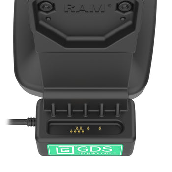 RAM-GDS-DOCKLR-D14-U1C:RAM-GDS-DOCKLR-D14-U1C_6:GDS Uni-Conn<sup>™</sup> Locking Tilt & Swivel Dock with USB-C