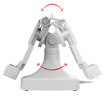 RAM-GDS-DOCKLR-D14-U1C-2A-GRY:RAM-GDS-DOCKLR-D14-U1C-2A-GRY_3:GDS Uni-Conn<sup>™</sup> Locking Tilt & Swivel Dock with USB-C + Data - Gray