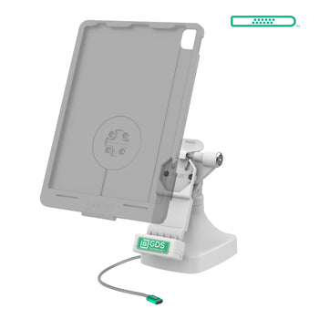 RAM-GDS-DOCKLR-D14-U1C-GRY:RAM-GDS-DOCKLR-D14-U1C-GRY_2:GDS Uni-Conn<sup>™</sup> Locking Tilt & Swivel Dock with USB-C - Gray