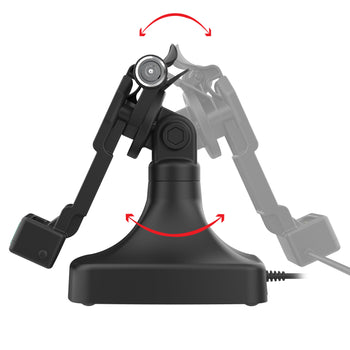 RAM-GDS-DOCKLR-D14-U1E:RAM-GDS-DOCKLR-D14-U1E_3:GDS Uni-Conn<sup>™</sup> Locking Tilt & Swivel Dock with PoE