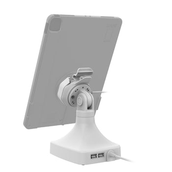 RAM-GDS-DOCK-D14-U3C-2A-GRY:RAM-GDS-DOCK-D14-U3C-2A-GRY_4:GDS Uni-Conn<sup>™</sup> Powered Tilt & Swivel Dock with USB-C + Data - Gray