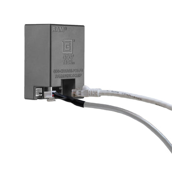 RAM-GDS-DOCKLR-D14-U1E-2A-GRY:RAM-GDS-DOCKLR-D14-U1E-2A-GRY_7:GDS Uni-Conn<sup>™</sup> Locking Tilt & Swivel Dock with PoE + Data - Gray