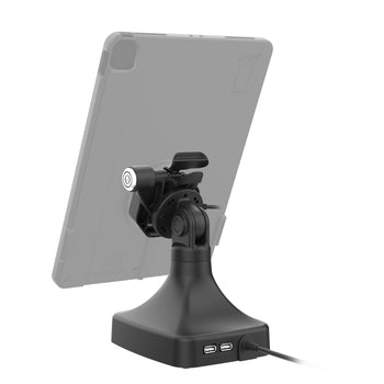 RAM-GDS-DOCKLR-D14-U3C-2A:RAM-GDS-DOCKLR-D14-U3C-2A_4:GDS Uni-Conn<sup>™</sup> Powered Locking Tilt & Swivel Dock with USB-C + Data
