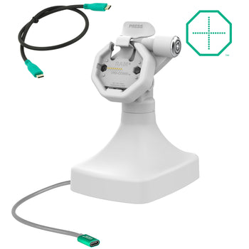 RAM-GDS-DOCKLR-D14-U3C-GRY:RAM-GDS-DOCKLR-D14-U3C-GRY_1:GDS Uni-Conn<sup>™</sup> Powered Locking Tilt & Swivel Dock with USB-C - Gray