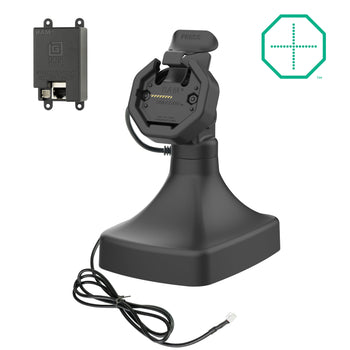 RAM-GDS-DOCK-D14-U3E:RAM-GDS-DOCK-D14-U3E_1:GDS Uni-Conn<sup>™</sup> Powered Tilt & Swivel Dock with PoE